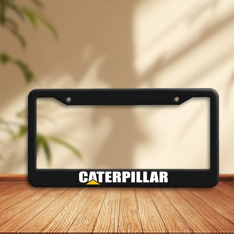 Heavy Equipment License - Marco para Matrícula de Auto CATERPILLAR,