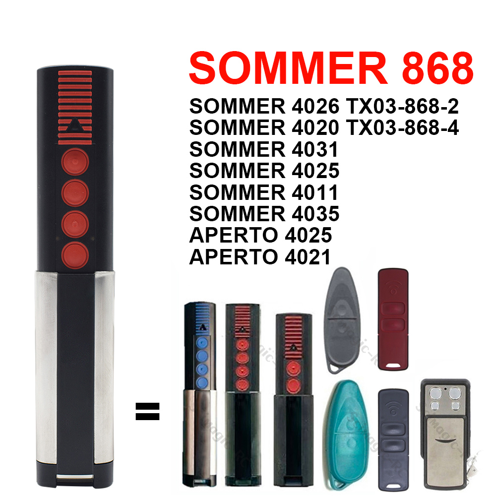 1-20 piezas SOMMER 868 4020 TX - Heavy Equipment Garage reseña y precio